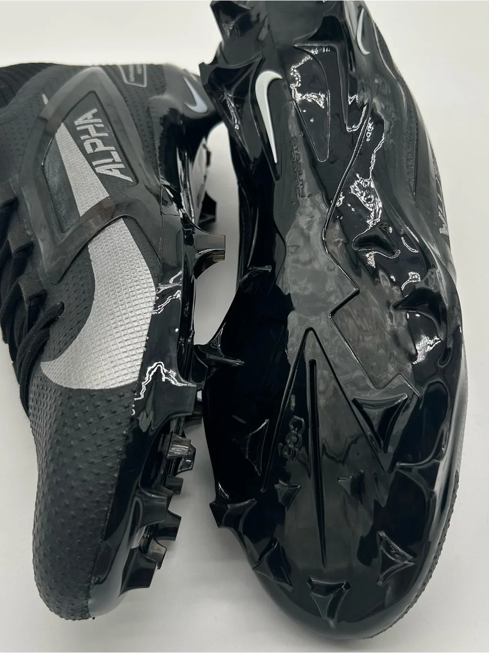 Nike Alpha Elite Black Football Cleats